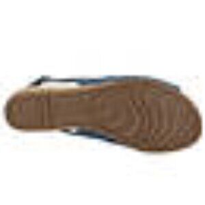 Easy Street Trudy Espadrille Wedge Sandal Denim Size 9  New in Package